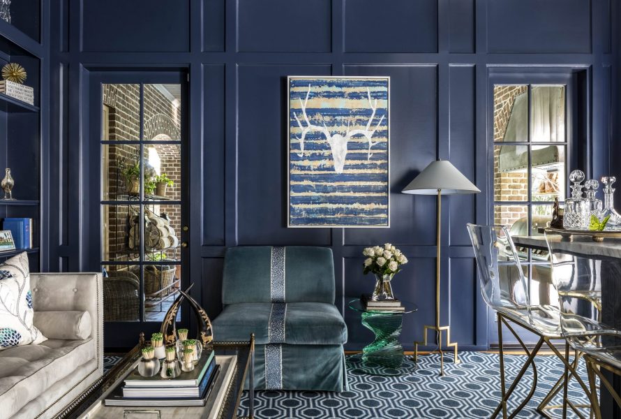 blue home bar