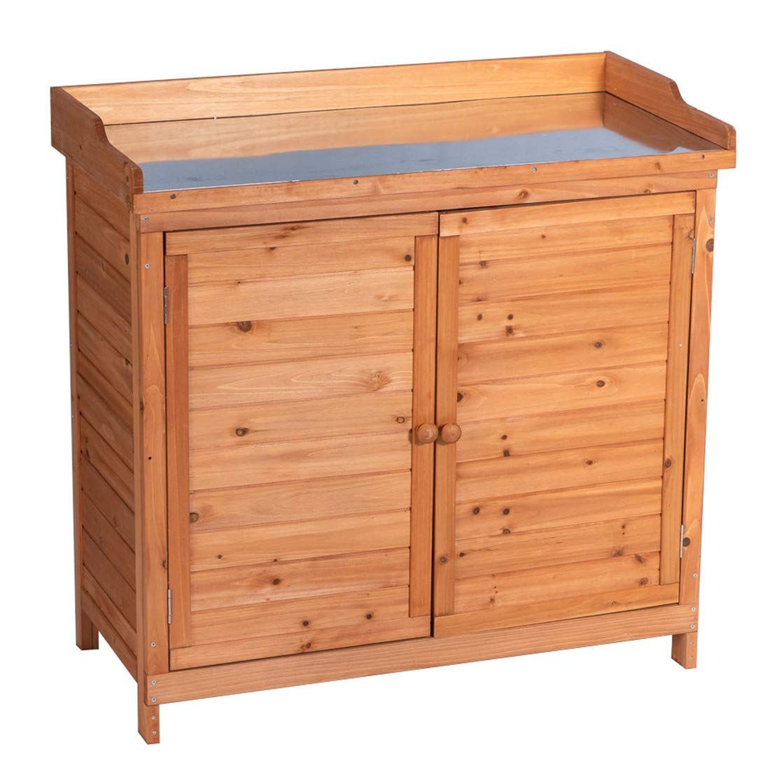 storage cabinet cedar and wood 